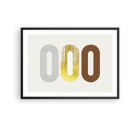 Affiche Poster 70x50cm Tableaux Image Photo Ovale Tapis Roulant Abstraction Art