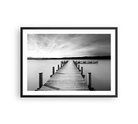 Affiche Poster 70x50cm Tableaux Image Photo Pont Paix Eau Wall Art Decoration