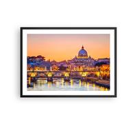 Affiche Poster 70x50cm Tableaux Image Photo Rome Italie basilique histoire Art