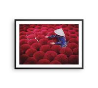 Affiche Poster 70x50cm Tableaux Image Photo Séchage Encens Vietnam Wall Art