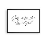 Affiche Poster 70x50cm Tableaux Image Photo Tu es tellement beau Wall Art