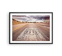 Affiche Poster 70x50cm Tableaux Image Photo USA route 66 voyage Wall Art
