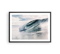 Affiche Poster 70x50cm Tableaux Image Photo Vague Mer Océan Wall Art Decoration