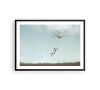 Affiche Poster 70x50cm Tableaux Image Photo Vintage Irréel Métaphore Wall Art