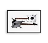 Affiche Poster 91x61cm Tableaux Guitares électriques cordes instrument
