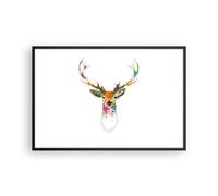 Affiche Poster 91x61cm Tableaux Image Deer imaginaire graffiti graphique Art