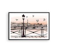 Affiche Poster 91x61cm Tableaux Image France pigeon graphiques illustration Art