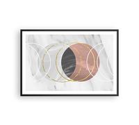 Affiche Poster 91x61cm Tableaux Image Photo Abstraction Formes Morceau Wall Art