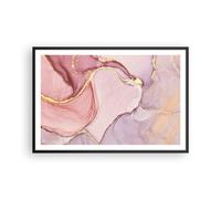 Affiche Poster 91x61cm Tableaux Image Photo Abstraction Marbre Rose Wall Art
