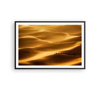 Affiche Poster 91x61cm Tableaux Image Photo Afrique sahara chameau paysage Art
