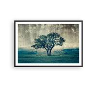 Affiche Poster 91x61cm Tableaux Image Photo arbre nature champ Wall Art