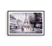 Affiche Poster 91x61cm Tableaux Image Photo Architecture paris eiffle france Art