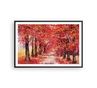 Affiche Poster 91x61cm Tableaux Image Photo Automne Parc Avenue Wall Art