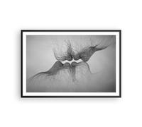 Affiche Poster 91x61cm Tableaux Image Photo Baiser Amour Couple Wall Art