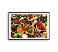 Affiche Poster 91x61cm Tableaux Image Photo Cuisine nourriture herbes épices Art