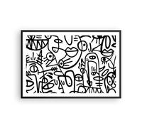 Affiche Poster 91x61cm Tableaux Image Photo Dessin Bande dessinée Graffiti Art