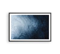 Affiche Poster 91x61cm Tableaux Image Photo Eau Bleu Peinture Wall Art