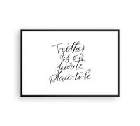 Affiche Poster 91x61cm Tableaux Image Photo Ensemble Notre Lieu Wall Art