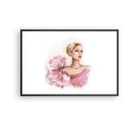 Affiche Poster 91x61cm Tableaux Image Photo Femme Artiste Mode Wall Art