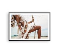 Affiche Poster 91x61cm Tableaux Image Photo Femme Liberté Exotisme Wall Art