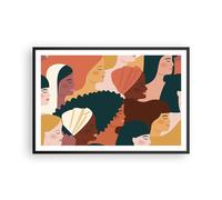 Affiche Poster 91x61cm Tableaux Image Photo Femmes Multiculturalisme Moderne Art