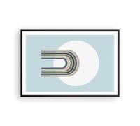 Affiche Poster 91x61cm Tableaux Image Photo Formes roue lignes Wall Art