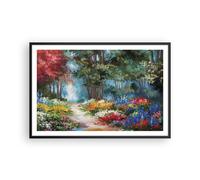 Affiche Poster 91x61cm Tableaux Image Photo Impressionnisme Nature Forêt Art