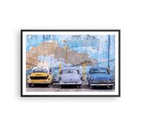 Affiche Poster 91x61cm Tableaux Image Photo La Havane Ancien Voitures Wall Art