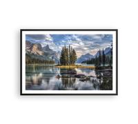 Affiche Poster 91x61cm Tableaux Image Photo Lac Paysage Nature Wall Art