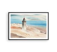 Affiche Poster 91x61cm Tableaux Image Photo Lanterne Mer Image Wall Art