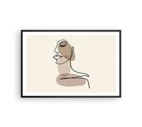 Affiche Poster 91x61cm Tableaux Image Photo Ligne Art Boho Wall Art Decoration