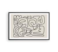 Affiche Poster 91x61cm Tableaux Image Photo Ligne Chiffres Formes Wall Art