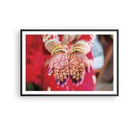 Affiche Poster 91x61cm Tableaux Image Photo Mains Oriental Patterns Wall Art