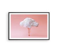 Affiche Poster 91x61cm Tableaux Image Photo Nuage Jambe Surréalisme Wall Art