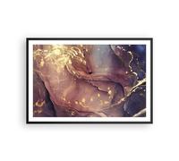 Affiche Poster 91x61cm Tableaux Image Photo Pierre Or Marbre Wall Art