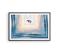 Affiche Poster 91x61cm Tableaux Image Photo Saut Liberté Surréalisme Wall Art