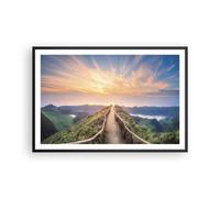 Affiche Poster 91x61cm Tableaux Image Photo Sentier Montagne Açores Wall Art