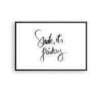 Affiche Poster 91x61cm Tableaux Image Photo Sourire moi-même vendredi Wall Art