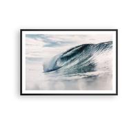 Affiche Poster 91x61cm Tableaux Image Photo Vague Mer Océan Wall Art Decoration