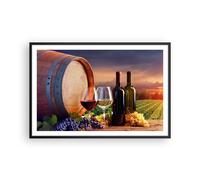 Affiche Poster 91x61cm Tableaux Image Photo vin vignoble été Wall Art