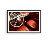 Affiche Poster 91x61cm Tableaux Image Photo Voiture Intérieur Classique Wall Art