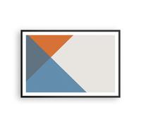 Affiche Poster 91x61cm Tableaux Image Quatre Les Couleurs L'Abstraction Art