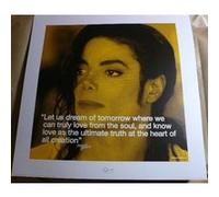 Affiche Poster Michael JACKSON - Citation - 40x40cm