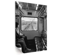 Affiche pour le mur du salon 29,7x42 cm Voyager en train