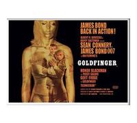 Affiche - Pyramid - James Bond - Goldfinger - Projection - Art Print - 30x40cm G