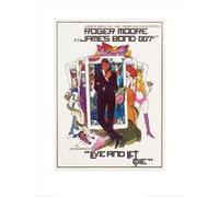 Affiche - Pyramid - James Bond - Live And Let Die - Playing Cards - Art Print - 60x80cm G