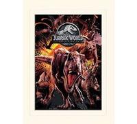 Affiche - Pyramid - Jurassic World Fallen Kingdom (Montage) - Avec Passe-Partout - 30x40cm