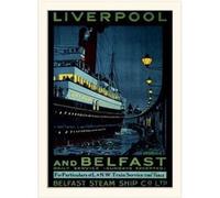 Affiche - Pyramid - Liverpool And Belfast - National Railway Museum - Avec Passe-Partout - 30x40cm G