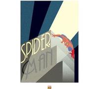 Affiche - Pyramid - Marvel Deco - Spider-Man Building - Art Print - 60x80cm