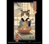 Affiche - Pyramid - Vincent Trinidad - Neko Ramen Ukiyo-E - 3D - 20,3x25,4cm